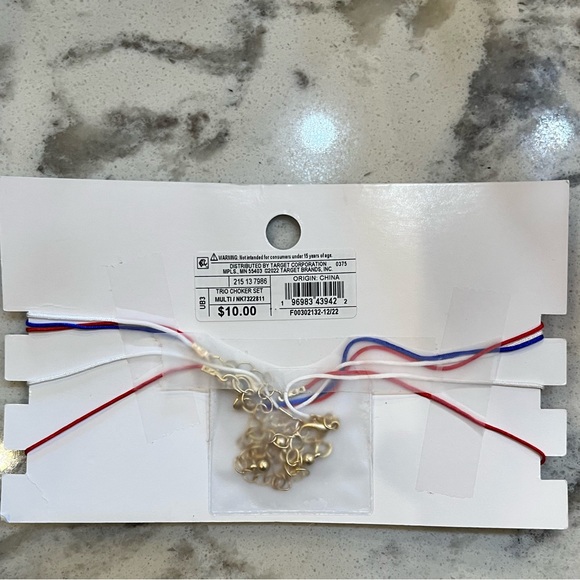 4th of July choker necklaces - 3 pack - Picture 2 of 2